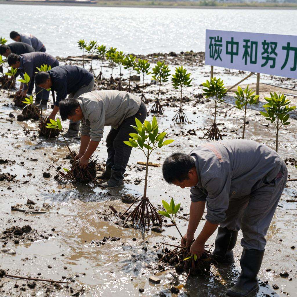 助力碳中和 广本开展红树林生态修复
