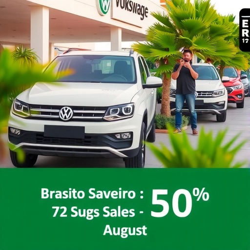 巴西8月皮卡销量：大众Saveiro排名和增长突出
