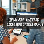 【流水式转向灯轿车：2026年智能车灯技术全面解析】