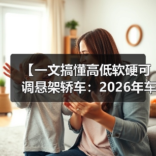【一文搞懂高低软硬可调悬架轿车：2026年车主必看的15项核心配置指南】