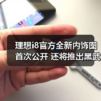 理想i8官方全新内饰图首次公开 还将推出黑武士（图2）