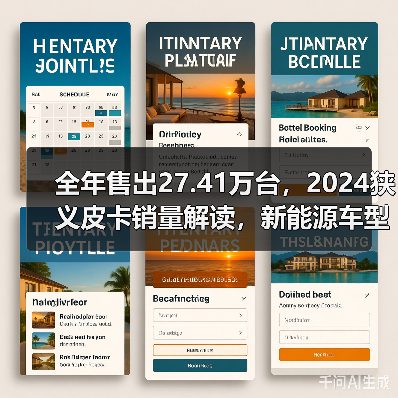 全年售出27.41万台，2024狭义皮卡销量解读，新能源车型受关注