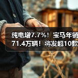 纯电增7.7%！宝马年销71.4万辆！将发超10款新车