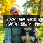 2026年最新汽车防晒隔热玻璃车型清单：我实测后才敢推荐的选车逻辑（图4）
