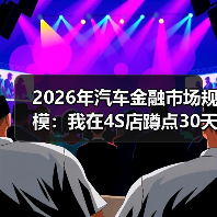 2026年汽车金融市场规模：我在4S店蹲点30天后的真实判断（图2）