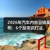 2026年汽车内容营销案例:6个反常识打法,把线索做“热”(图2) 2026年汽车内容营销案例:6个反常识打法,把线索做“热”(图2)