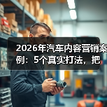2026年汽车内容营销案例：5个真实打法，把流量变成订单（图4）