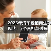 2026年汽车经销商生存现状：5个真相与破局路线图（图4）