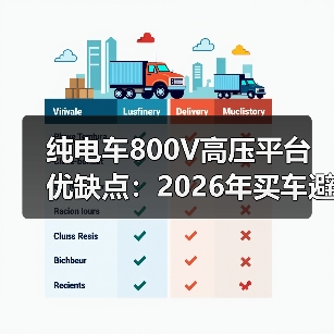 纯电车800V高压平台优缺点:2026年买车避坑清单与真实续航账本(图2) 纯电车800V高压平台优缺点:2026年买车避坑清单与真实续航账本(图2)