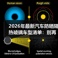 2026年最新汽车防晒隔热玻璃车型清单:别再被“深色玻璃=隔热”骗了(图3) 2026年最新汽车防晒隔热玻璃车型清单:别再被“深色玻璃=隔热”骗了(图3)