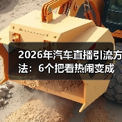 2026年汽车直播引流方法:6个把看热闹变成下订的实战打法(图3) 2026年汽车直播引流方法:6个把看热闹变成下订的实战打法(图3)
