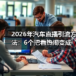 2026年汽车直播引流方法:6个把看热闹变成下订的实战打法(图4) 2026年汽车直播引流方法:6个把看热闹变成下订的实战打法(图4)