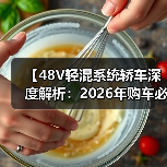 【48V轻混系统轿车深度解析:2026年购车必看的技术指南】(图2) 【48V轻混系统轿车深度解析:2026年购车必看的技术指南】(图2)