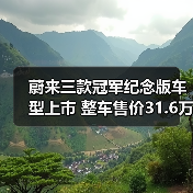 蔚来三款冠军纪念版车型上市 整车售价31.6万元（图2）