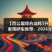 【百公里综合油耗5升家用轿车推荐：2026年省油车型终极指南】（图3）