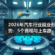 2026年汽车行业就业形势:5个真相与上车路线,别被“裁员焦虑”骗了(图3) 2026年汽车行业就业形势:5个真相与上车路线,别被“裁员焦虑”骗了(图3)