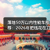 落地50万以内性能车推荐：2026年把钱花在刀刃上的6台狠货清单