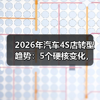 2026年汽车4S店转型趋势:5个硬核变化,撑住利润的不是卖车(图3) 2026年汽车4S店转型趋势:5个硬核变化,撑住利润的不是卖车(图3)