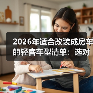2026年适合改装成房车的轻客车型清单：选对车，少花8万冤枉钱
