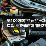 第100万辆下线/加推新车型 比亚迪海鸥用时27个（图4）