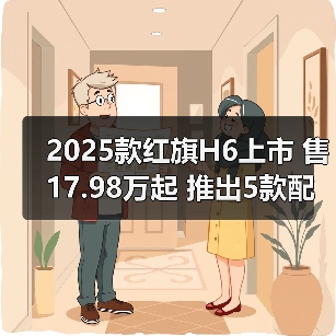 2025款红旗H6上市 售17.98万起 推出5款配置
