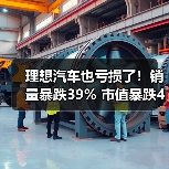 理想汽车也亏损了！销量暴跌39% 市值暴跌400多亿