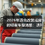 2026年适合改装成房车的轻客车型清单：选对车少花3万（图1）