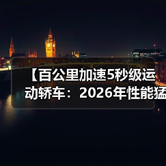 【百公里加速5秒级运动轿车:2026年性能猛兽全面解析】(图1) 【百公里加速5秒级运动轿车:2026年性能猛兽全面解析】(图1)