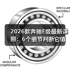 2026款奔驰E级最新谍照：6个细节判断它值不值得等（图2）