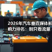 2026年汽车垂直媒体影响力排名：别只看流量，这份榜单教你押对渠道（图3）