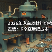 2026年汽车原材料价格走势：6个变量把成本“拧”成两条路（图3）