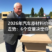 2026年汽车原材料价格走势：6个变量决定你的成本是涨还是跌