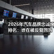 2026年汽车品牌忠诚度排名：谁在被反复回购，谁在被悄悄拉黑？（图1）