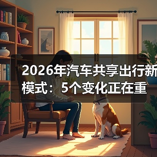 2026年汽车共享出行新模式:5个变化正在重写你的用车习惯(图1) 2026年汽车共享出行新模式:5个变化正在重写你的用车习惯(图1)