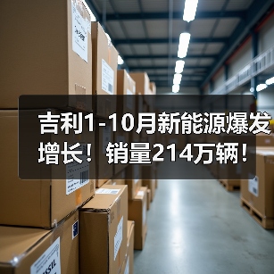 吉利1-10月新能源爆发增长!销量214万辆!稳居第二(图3) 吉利1-10月新能源爆发增长!销量214万辆!稳居第二(图3)
