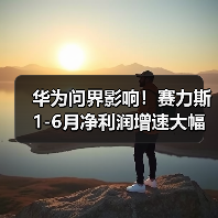 华为问界影响!赛力斯1-6月净利润增速大幅下滑124%(图1) 华为问界影响!赛力斯1-6月净利润增速大幅下滑124%(图1)