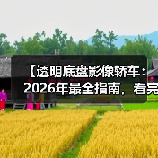 【透明底盘影像轿车：2026年最全指南，看完少走3年弯路】（图4）