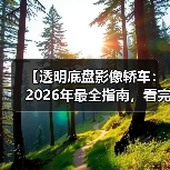 【透明底盘影像轿车:2026年最全指南,看完少走3年弯路】(图2) 【透明底盘影像轿车:2026年最全指南,看完少走3年弯路】(图2)