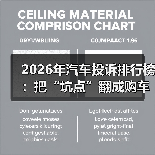 2026年汽车投诉排行榜:把“坑点”翻成购车底牌的6个观察(图2) 2026年汽车投诉排行榜:把“坑点”翻成购车底牌的6个观察(图2)