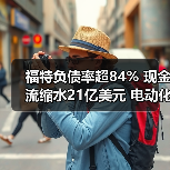 福特负债率超84% 现金流缩水21亿美元 电动化转型承压(图3) 福特负债率超84% 现金流缩水21亿美元 电动化转型承压(图3)