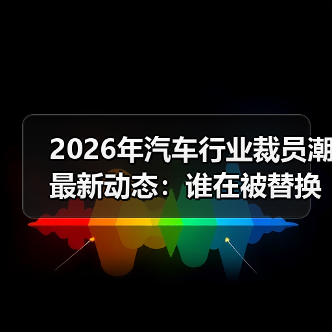 2026年汽车行业裁员潮最新动态：谁在被替换，谁在逆势加薪？（图3）