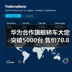 华为合作旗舰轿车大定突破5000台 售价70.8万元(图1) 华为合作旗舰轿车大定突破5000台 售价70.8万元(图1)