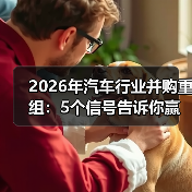 2026年汽车行业并购重组:5个信号告诉你赢家正在换人(图1) 2026年汽车行业并购重组:5个信号告诉你赢家正在换人(图1)