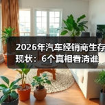2026年汽车经销商生存现状:6个真相看清谁在赚钱谁在熬(图2) 2026年汽车经销商生存现状:6个真相看清谁在赚钱谁在熬(图2)