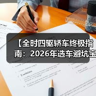 【全时四驱轿车终极指南:2026年选车避坑宝典】(图1) 【全时四驱轿车终极指南:2026年选车避坑宝典】(图1)