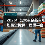 2026年各大车企新车规划最全拆解：看懂平台、价格与爆款逻辑（图3）