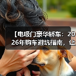 【电吸门豪华轿车:2026年购车避坑指南,让你不花冤枉钱】(图4) 【电吸门豪华轿车:2026年购车避坑指南,让你不花冤枉钱】(图4)