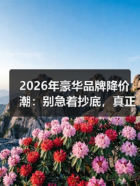 2026年豪华品牌降价潮：别急着抄底，真正便宜在这3处（图3）