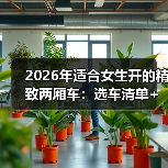 2026年适合女生开的精致两厢车：选车清单+避坑技巧一次讲透（图1）