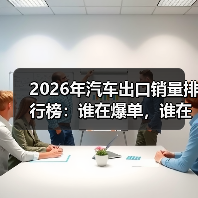 2026年汽车出口销量排行榜：谁在爆单，谁在掉队？（图2）